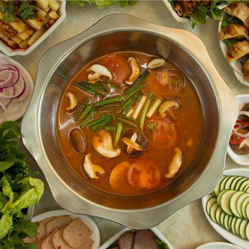 有一招酸湯火鍋?lái)n式番茄