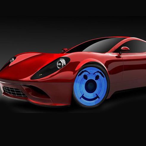 車(chē)馳炫百變光影輪-笑臉圖案