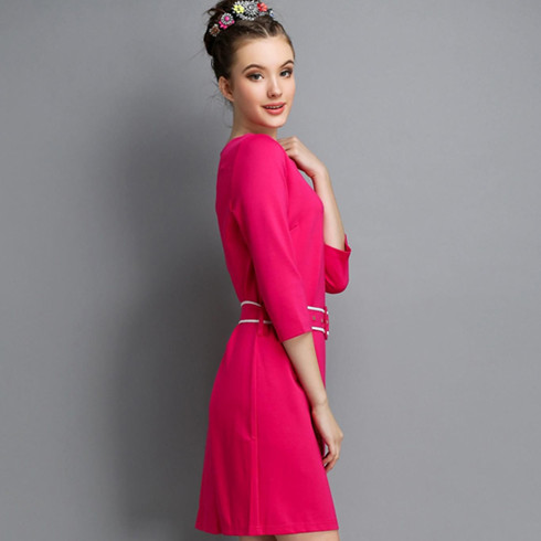 萌購(gòu)噠品修身連衣裙