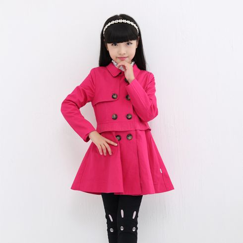 貝蕾爾-中長(zhǎng)款女童風(fēng)衣顯瘦風(fēng)衣