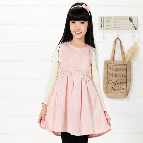 木木雨雨-粉噠噠可愛連衣裙女童版 