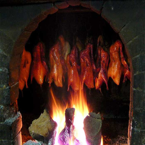 樂(lè)享御膳坊果木烤鴨