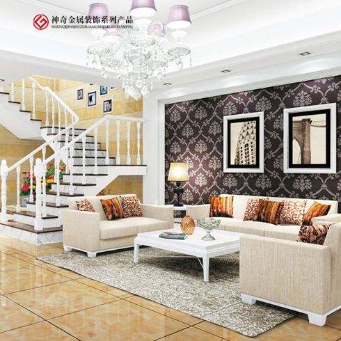 神奇金屬裝飾畫(huà)-客廳效果