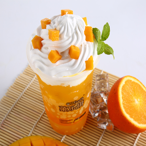 菓樂(lè)拼茶飲-懸浮芒果歐蕾
