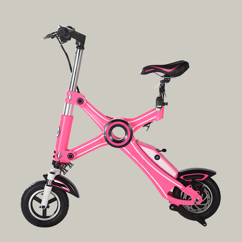 美路迪電動(dòng)車-X微型折疊車粉色款