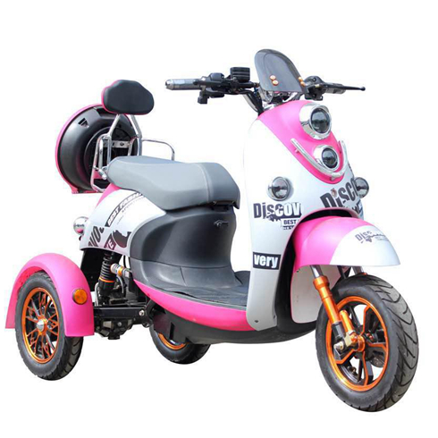 長林電動(dòng)車-龜王三輪車紅色款