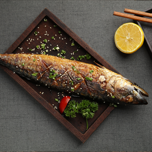 硬貨海鮮飯-漁民鹽煎青花魚(yú)