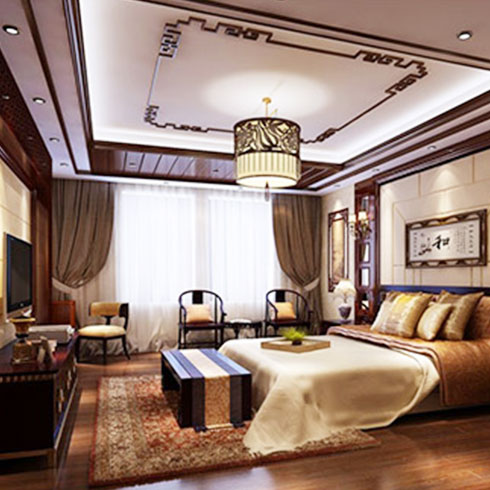 愛典智能生態(tài)集成板-寬敞臥室效果