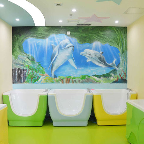 海樂(lè)游嬰兒游泳館-海豚洗澡室