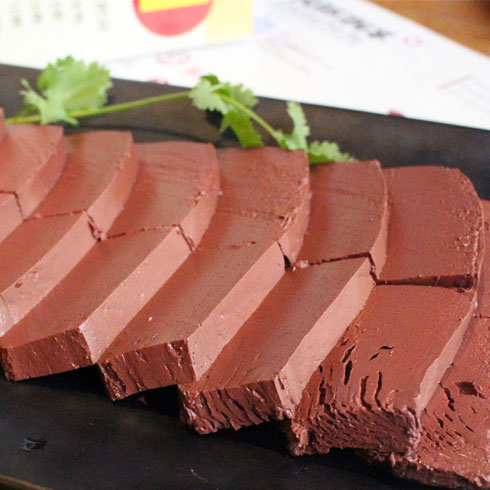 領(lǐng)鮮潮?；疱?細嫩血豆腐