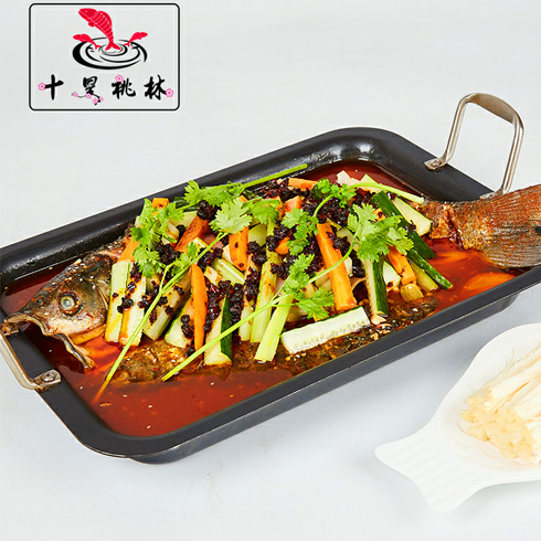 十里桃林風味烤活魚-鮮香麻辣魚