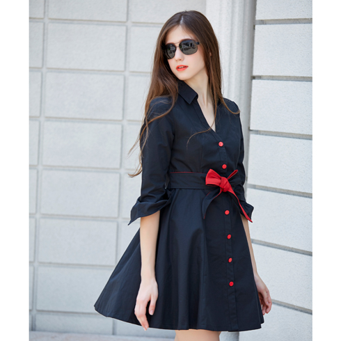 金蝶茜妮女裝-襯衫裙