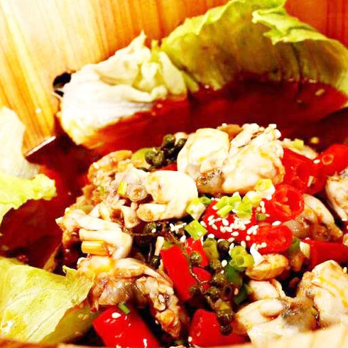 渝來(lái)順噴泉木桶魚(yú)-木桶藤椒牛蛙