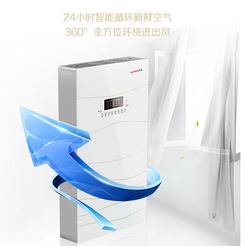 西巢新風空氣凈化-智能新風機