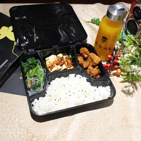 老享吃便當-排骨套飯