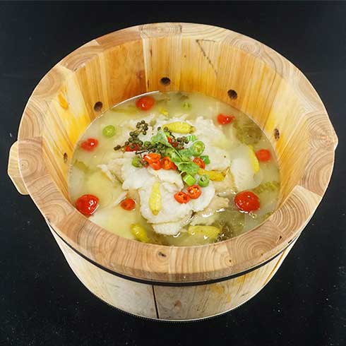 魚(yú)你相伴噴泉魚(yú)火鍋-酸辣跑鏢魚(yú)片