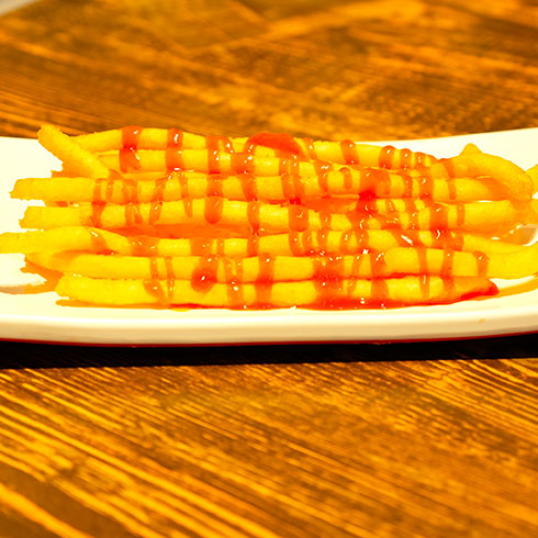 純薯芋樂炸魚薯?xiàng)l-招牌炸魚薯?xiàng)l