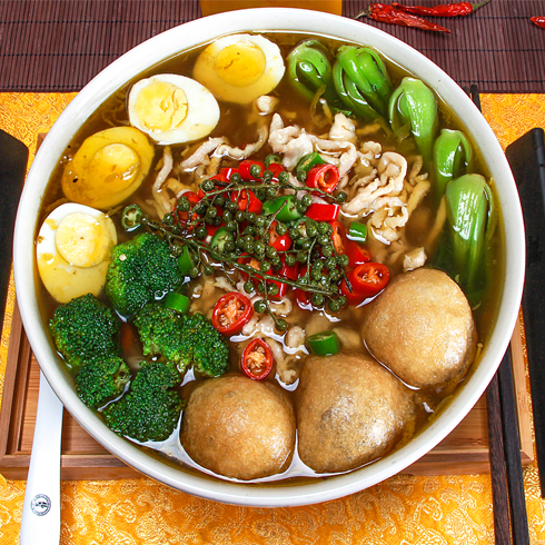 3D龍魚(yú)面-肉絲藤椒面