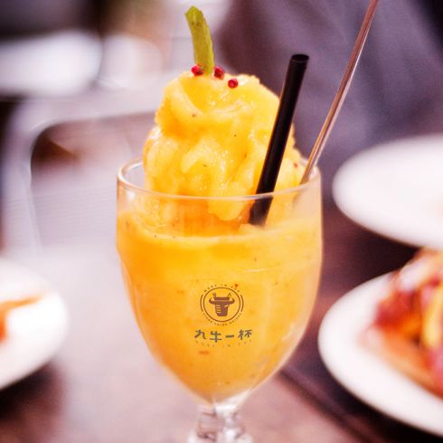 九牛一杯牛排杯-芒果益菌多