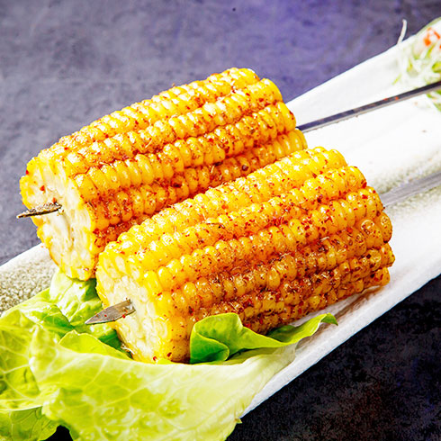 愛尚逗蛙炭火牛蛙-烤玉米