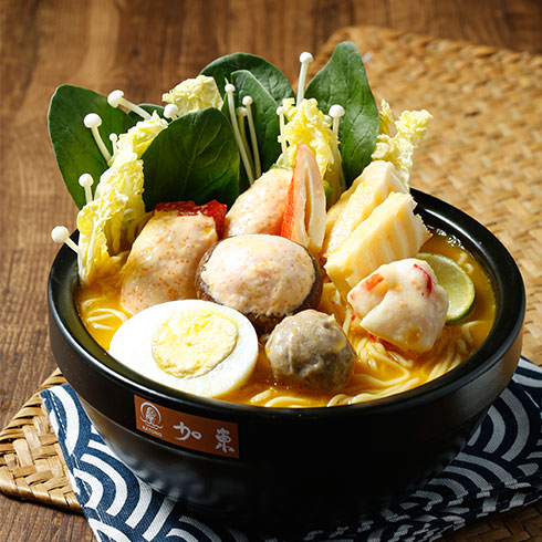 加?xùn)|新加坡美食-加?xùn)|娘惹黃金撈面