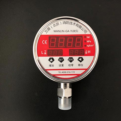 萬霖消防智能家安設備-數(shù)字壓力表