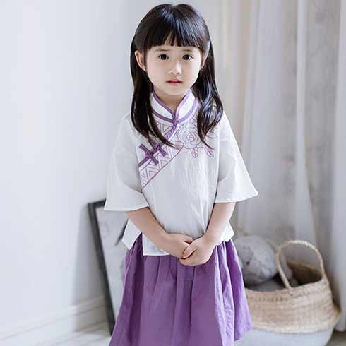 魔法童話童裝-民國風旗袍裙