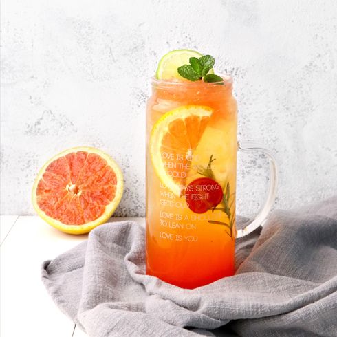 雪之蜜語(yǔ)果茶飲-西柚水果茶