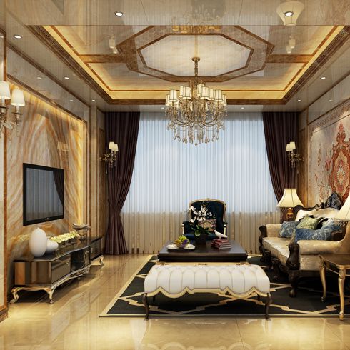 簡豪全屋整裝-現(xiàn)代風(fēng)華麗客廳