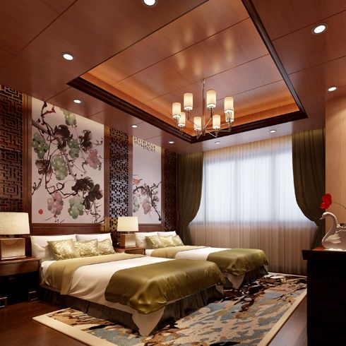 簡豪全屋整裝-中式風(fēng)雙人標(biāo)間