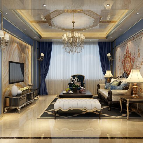 簡(jiǎn)豪全屋整裝-古典風(fēng)格客廳