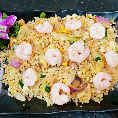 龍門(mén)鐵板海鮮炒飯-蝦仁炒飯