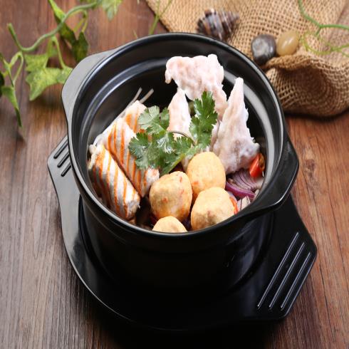 蝦得樂(lè)燒汁蝦米飯-燒汁丸類米飯