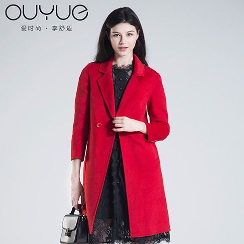 歐玥時(shí)尚女裝-中長款大衣外套
