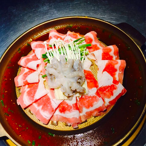 韓江川章魚(yú)水煎肉-黑牛胸口肉