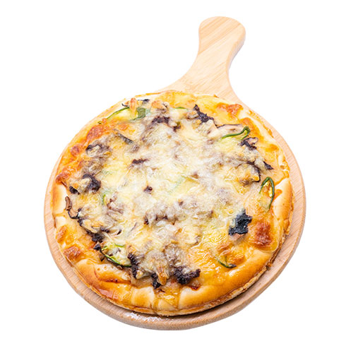 看星星的熊冰淇淋-蔬菜拼盤(pán)披薩