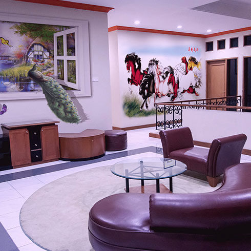 中科美創(chuàng)3D美墻機-墻體繪制