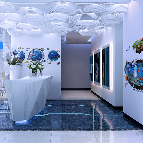 中科美創(chuàng)3D美墻機-海底世界