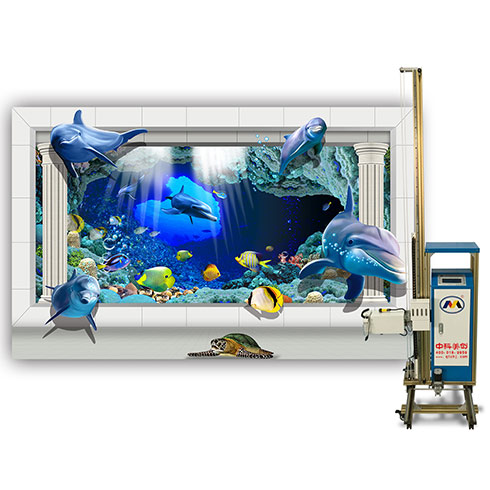 中科美創(chuàng)3D美墻機-蔚藍世界