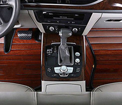 飛黃騰踏汽車實木腳墊-防滑腳墊